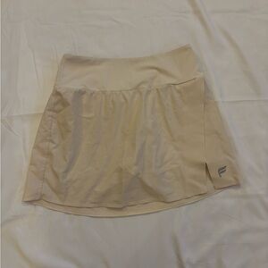 Fabletics Cream Athletic Skirt Size Small